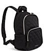 Vera Bradley Performance Twill Collection Iconic Small Backpack, Color:Black - Image 3