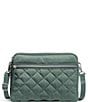 Vera Bradley Performance Twill Collection Triple Compartment Crossbody Bag, Color:Olive Leaf - Image 1