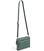 Vera Bradley Performance Twill Collection Triple Compartment Crossbody Bag, Color:Olive Leaf - Image 3