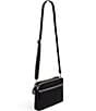 Color:Black - Image 3 - Performance Twill Collection Triple Compartment Crossbody Bag