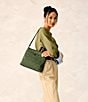 Vera Bradley Polyester Twill Original Hipster Crossbody Bag, Color:Bronze Green - Image 3