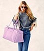 Vera Bradley Purple Rhapsody Large Original Duffel Bag, Color:Purple Rhapsody - Image 3