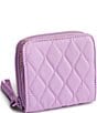 Vera Bradley Purple Rhapsody Small Zip Around Wallet, Color:Purple Rhapsody - Image 1