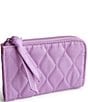 Vera Bradley Purple Rhapsody Zip Card Case, Color:Purple Rhapsody - Image 1