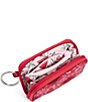 Color:Imperial Hearts Red - Image 2 - RFID Imperial Hearts Petite Zip-Around Wallet