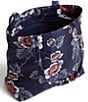 Vera Bradley Seurat Floral Nylon Twill Small Original Tote Bag, Color:Seurat Floral - Image 2