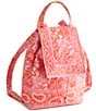 Vera Bradley Paisley Sherbert Original Drawstring Backpack - Image 1