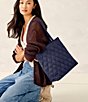 Vera Bradley Small Original Tote Bag, Color:Moonless Night - Image 5