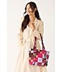 Vera Bradley Small Original Vera Festive Check Patchwork Tote Bag - Image 4