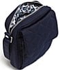 Color:Classic Navy - Image 3 - Small Performance Quilted Water Repellent Crossbody Bag