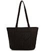 Vera Bradley Small Vera Tote Bag, Color:Black - Image 2