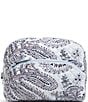 Color:Soft Sky Paisley - Image 1 - Soft Sky Paisley Large Cosmetic Case
