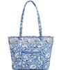 Color:Sweet Garden Blue - Image 1 - Sweet Garden Blue Small Vera Tote Bag