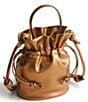 Vera Bradley Tilden Metallic Leather Drawstring Crossbody Bag, Color:Bronze Metallic - Image 1