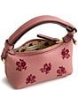 Vera Bradley Tiny Roxbury Crescent Clutch, Color:Withered Rose - Image 3