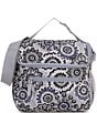Color:Tranquil Medallion - Image 1 - Traqnuil Medallion Crossbody Lunch Bag