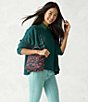 Vera Bradley Victorian Vines Mini Original Tote, Color:Victorian Vines - Image 5