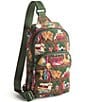 Vera Bradley x Harry Potter Lorman Hogwarts Library Sling Bag, Color:357HGWRTS LB - Image 1