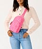 Vera Bradley x Hello Kitty Pink Featherweight Nylon Lorman Sling Backpack Bag - Image 4