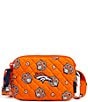 Color:Orange/Navy Denver Broncos - Image 1 - x NFL Denver Broncos Crossbody Bag