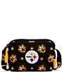 Color:Black/Yellow Pittsburgh Steelers - Image 1 - x NFL Pittsburgh Steelers Crossbody Bag