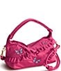 Vera Bradley X Wicked Roxbury Crescent Crossbody Bag, Color:Glinda Vivacious Butterflies - Image 1