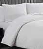 Color:Off White - Image 4 - Abstract Crinkle Reversible Duvet Cover Mini Set