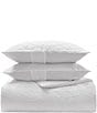 Vera Wang Abstract Crinkle Reversible Duvet Cover Mini Set, Color:Off White - Image 8