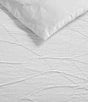 Vera Wang Abstract Crinkle Reversible Comforter Mini Set, Color:Off White - Image 7