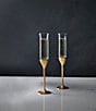 Vera Wang by Wedgwood Love Knots Toasting Flute, Set of 2, Color:Gold - Image 2