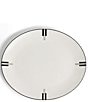Vera Wang by Wedgwood Luxe Graphite Collection Act Deco Oval Platter - Image 1