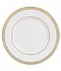 Color:White/Gold - Image 1 - by Wedgwood Vera Lace Gold China Accent Salad Plate