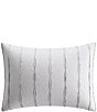 Color:Ivory - Image 1 - Charcoal Vines Gathered Pleats Breakfast Pillow