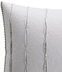 Color:Ivory - Image 2 - Charcoal Vines Gathered Pleats Breakfast Pillow
