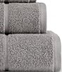 Color:Grey - Image 2 - Modern Lux Cotton 3-Piece Towel Set