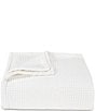 Color:White - Image 1 - Waffle Weave Bed Blanket