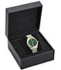 Versace Mens Apodis GMT 41mm Two-Tone Watch - Image 4