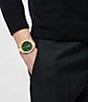 Versace Mens Apodis GMT 41mm Two-Tone Watch - Image 5