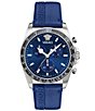 Versace Men´s Greca Chrono Wave Blue Leather Strap Watch,Specials : American Fashion Style Bags On Sale Versace Men´s Greca Chrono Wave Blue Leather Strap Watch,Specials : American Fashion Style Bags On Sale