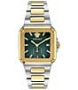 Versace Men's Greca Edge Quartz Analog Two Tone Stainless Steel Bracelet Watch - Image 1