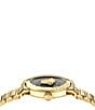 Color:IP Yellow Gold - Image 2 - Men's Medusa Infinite Quartz Analog Gold Stainless Steel Bracelet Watch