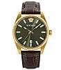 Versace Men's Millenyium Quartz Analog Leather Strap Watch - Image 1
