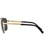 Color:Matte Black - Image 3 - Men's' Ve2238 61mm Rectangular Sunglasses
