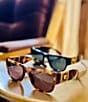 Color:Black - Image 5 - Men's Ve4406 56mm Rectangle Sunglasses