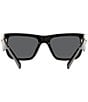 Color:Black - Image 4 - Men's Ve4406 56mm Rectangle Sunglasses