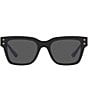 Color:Black - Image 2 - Men's Ve4421 52mm Rectangular Sunglasses