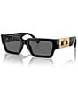 Color:Black - Image 1 - Men's VE4459F54-X 54mm Rectangle Sunglasses