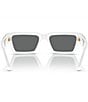 Color:White - Image 4 - Men's VE4459F54-X 54mm Rectangle Sunglasses
