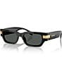 Versace Men´s VE4465 53mm Rectangular Sunglasses,New Products : American Fashion Style Bags On Sale