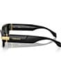 Color:Black - Image 3 - Men's VE4465 53mm Rectangular Sunglasses